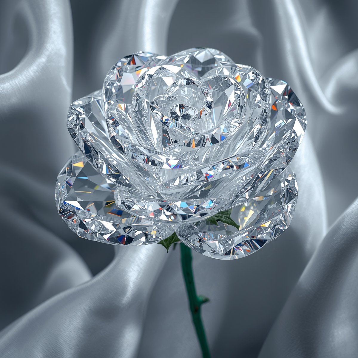 Rose de Soutien Diamant